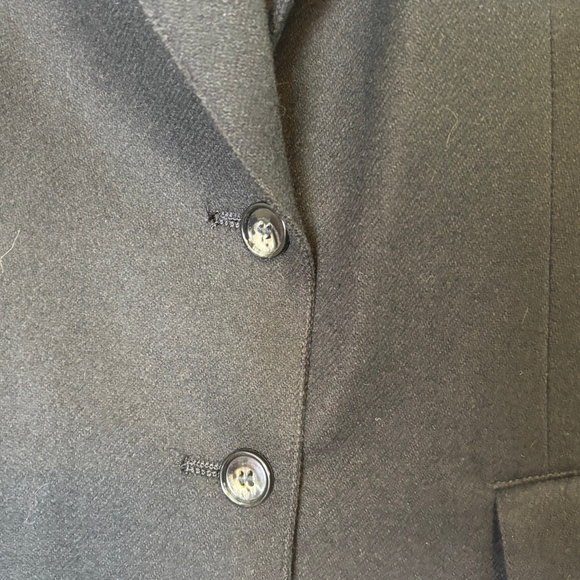 Vintage Evan-Picone Black Wool Blazer Women’s Size 12 ILGWU Made in USA Classic - Picture 5 of 9